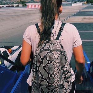 Snake Print Boujee Backpack